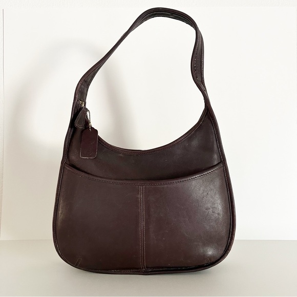 Coach 9033 Vintage Leather Dark Chocolate Brown Mahogany Ergo Ergo Shoulder bag - Picture 1 of 15